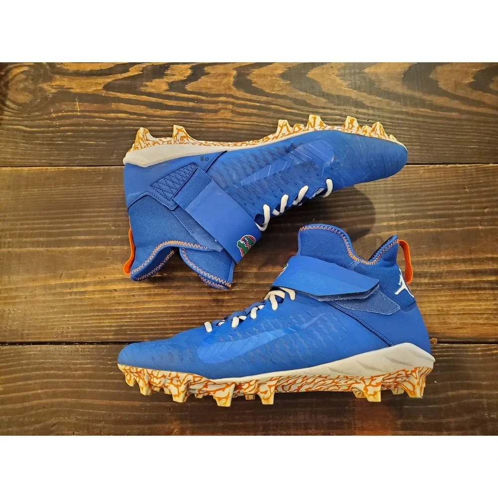 Nike Florida Gators Cleats PE Player Issue Jordan Alpha Menace Pro 2‎ - SIZE 14